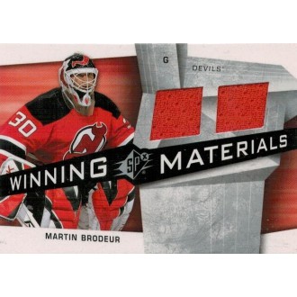Jersey karty - Brodeur Martin - 2008-09 SPx Winning Materials No.WM-MB
