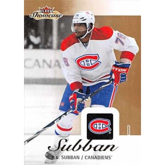 Řadové karty - Subban P.K. - 2013-14 Fleer Showcase No.47