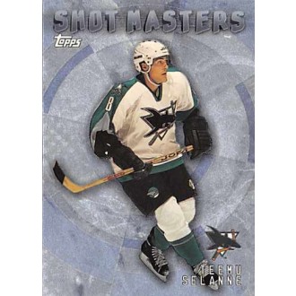 Insertní karty - Selanne Teemu - 2001-02 Topps Shot Masters No.SM17