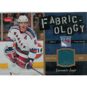 Jersey karty - Jágr Jaromír - 2006-07 Fleer Fabricology No.F-JJ