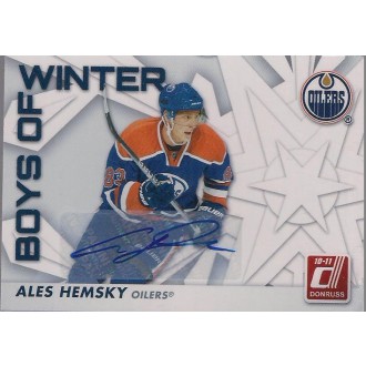 Podepsané karty - Hemský Aleš - 2010-11 Donruss Boys of Winter Autographs No.22