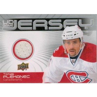Jersey karty - Plekanec Tomáš - 2010-11 Upper Deck Game Jerseys white No.GJ-TP