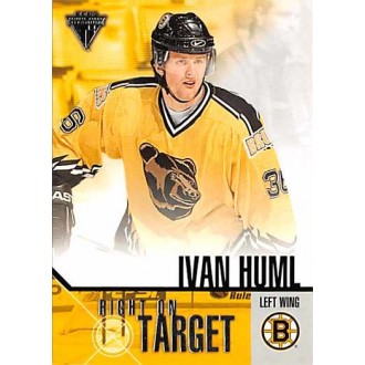 Insertní karty - Huml Ivan - 2002-03 Titanium Right on Target No.2