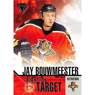 Insertní karty - Bouwmeester Jay - 2002-03 Titanium Right on Target No.9