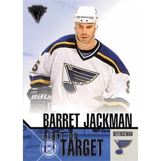 Insertní karty - Jackman Barret - 2002-03 Titanium Right on Target No.18