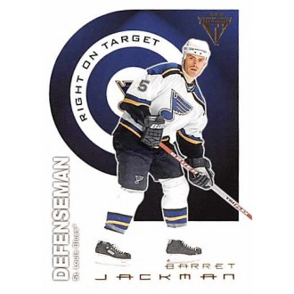 Insertní karty - Jackman Barret - 2003-04 Titanium Right on Target No.14