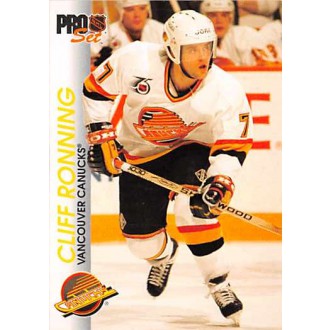 Řadové karty - Ronning Cliff - 1992-93 Pro Set No.195