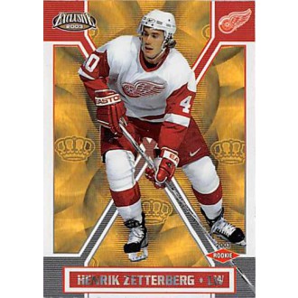 Paralelní karty - Zetterberg Henrik - 2002-03 Exclusive Gold No.197