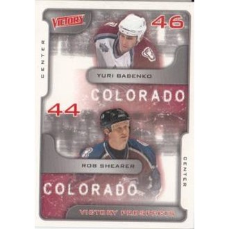 Řadové karty - Babenko Yuri, Shearer Rob - 2001-02 Victory No.367