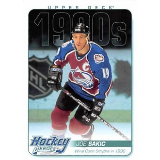 Insertní karty - Sakic Joe - 2013-14 Upper Deck Hockey Heroes No.HH55