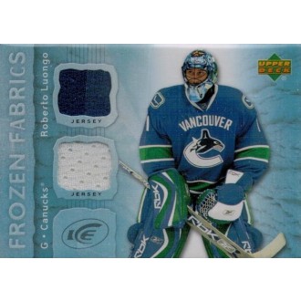 Jersey karty - Luongo Roberto - 2007-08 Ice Frozen Fabrics No.FF-RL