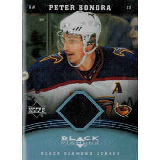 Jersey karty - Bondra Peter - 2006-07 Black Diamond Jerseys No.J-PB