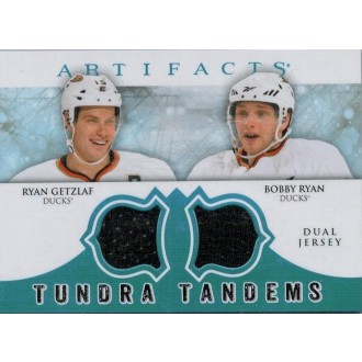 Jersey karty - Getzlaf Ryan, Ryan Bobby - 2012-13 Artifacts Frozen Artifacts Jerseys Blue No.TT-GR