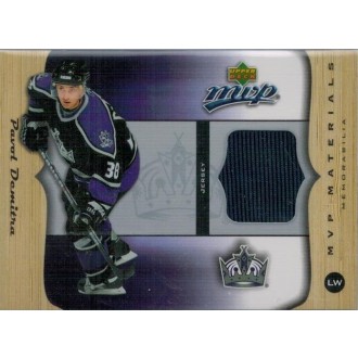 Jersey karty - Demitra Pavol - 2005-06 MVP Materials  No.M-PD