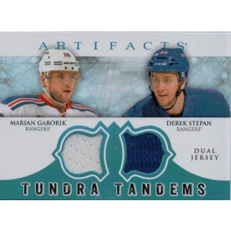 Jersey karty - Gáborík Marián, Stepan Derek - 2012-13 Artifacts Frozen Artifacts Jerseys Blue No.TT-GS
