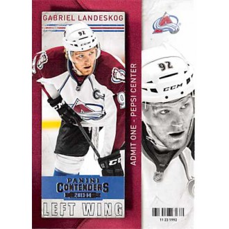Řadové karty - Landeskog Gabriel - 2013-14 Contenders No.16