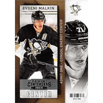 Řadové karty - Malkin Evgeni - 2013-14 Contenders No.34