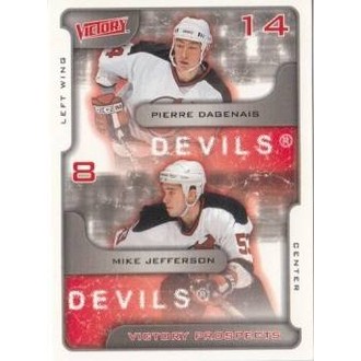 Řadové karty - Dagenais Pierre, Jefferson Mike - 2001-02 Victory No.379