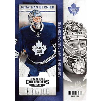 Řadové karty - Bernier Jonathan - 2013-14 Contenders No.42