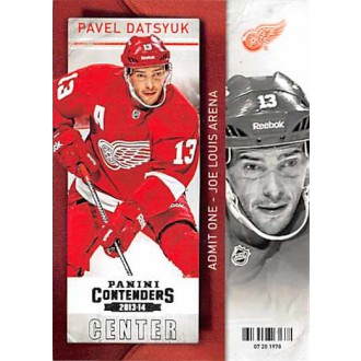 Řadové karty - Datsyuk Pavel - 2013-14 Contenders No.45