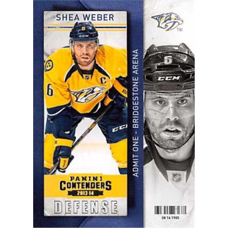 Řadové karty - Weber Shea - 2013-14 Contenders No.58
