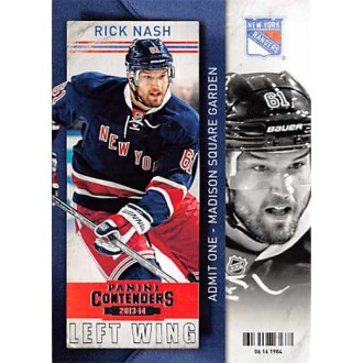 Řadové karty - Nash Rick - 2013-14 Contenders No.71