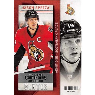 Řadové karty - Spezza Jason - 2013-14 Contenders No.77