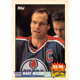 Insertní karty - Messier Mark - 1990-91 Topps Team Scoring Leaders No.16