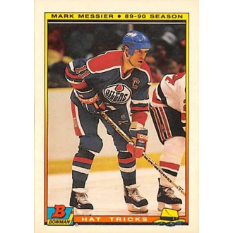 Insertní karty - Messier Mark - 1990-91 Bowman Hat Tricks No.4