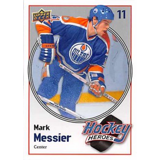 Insertní karty - Messier Mark - 2009-10 Upper Deck Hockey Heroes Mark Messier No.HH21