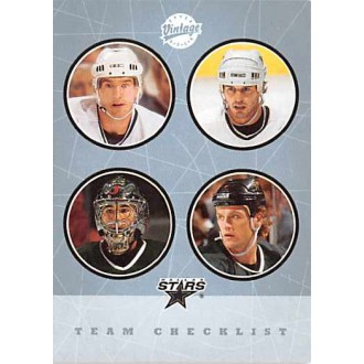 Řadové karty - Modano Mike, Turgeon Pierre, Turco Marty, Hatcher Derian - 2002-03 Vintage No.270