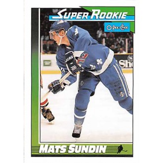 Řadové karty - Sundin Mats - 1991-92 O-Pee-Chee No.12