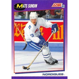 Řadové karty - Sundin Mats - 1991-92 Score American No.130
