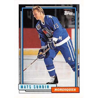 Řadové karty - Sundin Mats - 1992-93 Topps No.415
