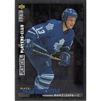 Paralelní karty - Sundin Mats - 1995-96 Collectors Choice Players Club Platinum No.90