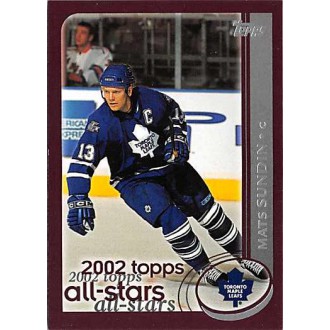 Řadové karty - Sundin Mats - 2002-03 Topps No.329