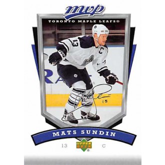 Řadové karty - Sundin Mats - 2006-07 MVP No.268