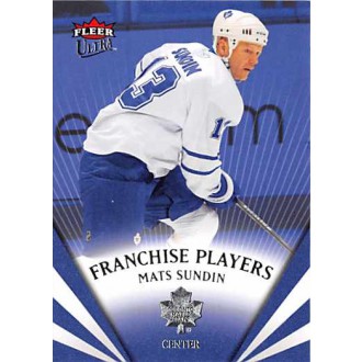 Insertní karty - Sundin Mats - 2008-09 Ultra Franchise Players No.FP7