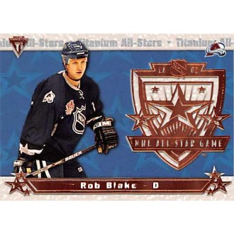 Insertní karty - Blake Rob - 2001-02 Titanium All-Stars No.5