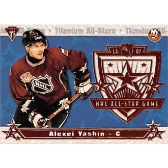 Insertní karty - Yashin Alexei - 2001-02 Titanium All-Stars No.14