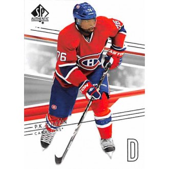 Řadové karty - Subban P.K. - 2014-15 SP Authentic No.109