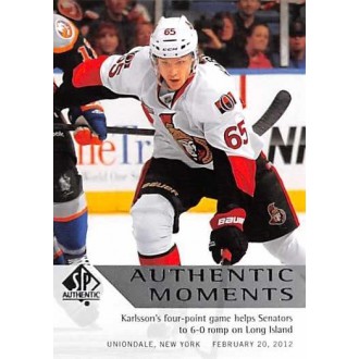 Řadové karty - Karlsson Erik - 2012-13 SP Authentic No.173