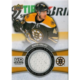 Jersey karty - Krejčí David - 2015-16 Upper Deck Game Jerseys  No.GJ-DK