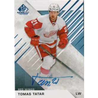 Podepsané karty - Tatar Tomáš - 2016-17 SP Game Used Autographs Blue No.87