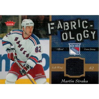 Jersey karty - Straka Martin - 2006-07 Fleer Fabricology No.F-MS