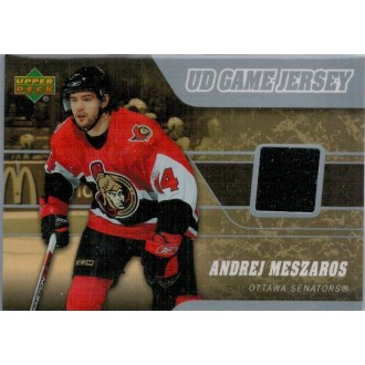 Jersey karty - Meszaros Andrej - 2006-07 Upper Deck Game Jerseys  No.J-AM