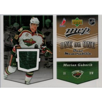 Jersey karty - Gáborík Marián, Havlát Martin - 2006-07 MVP Jerseys No.OJ-GH