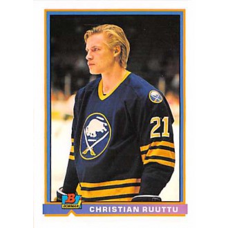 Řadové karty - Ruuttu Christian - 1991-92 Bowman No.25