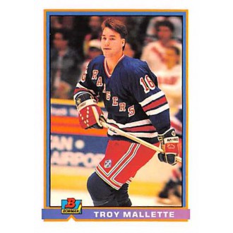 Řadové karty - Mallette Troy - 1991-92 Bowman No.65