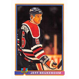 Řadové karty - Beukeboom Jeff - 1991-92 Bowman No.110